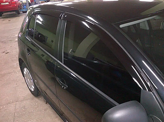 Дефлектори вікон вітровики на Volkswagen Golf V/VI хетчбек 5-дверний 2003-2012 (скотч)
