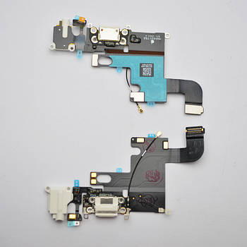 Шлейф iPhone 6 з білим роз'ємом живлення, HF APN:821-1853-A Original