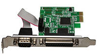 Контроллер PCI-Е - RS232(9Pin)+LPT(25Pin), TX382A