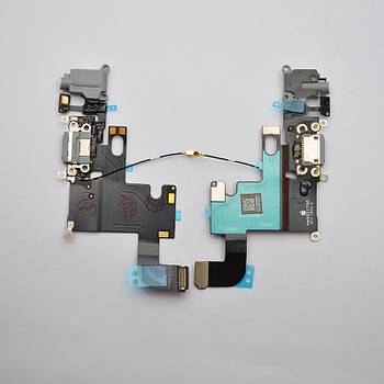 Шлейф iPhone 6 з сірим роз'ємом живлення, HF APN:821-1853-A Original