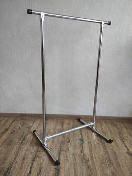 Стійка 110*75*50 см для одягу одинарна металева вішалка для речей С1(S)