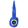 Бездротові дитячі MP3 Навушники з Вушками з підсвіткою з MicroSD Ear STN-25 Bluetooth Сині, фото 2