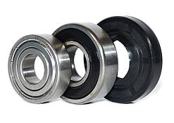 Ремонтний комплект підшипників для пральних машин Samsung SKF 6203 ZZ та 6204 2RS та сальник