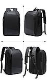 Водонепроникний міський рюкзак Bange з окремим кишенею для ноутбука чорний Код 15-0030, фото 4