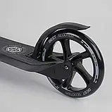 Самокат двоколісний (колеса PU 200 мм) Best Scooter 72378 Чорний, фото 3