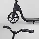 Самокат двоколісний (колеса PU 200 мм) Best Scooter 72378 Чорний, фото 4