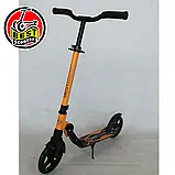 Самокат двоколісний (колеса PU 200 мм) Best Scooter 67450 Помаранчевий, фото 3