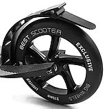 Самокат двоколісний (колеса PU 230 та 215 мм) Best Scooter 40824 Чорно-синій, фото 8