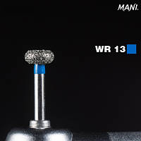 Алмазний бор WR-13. Колесоподібне (колесо) (ISO 068/042), синій.