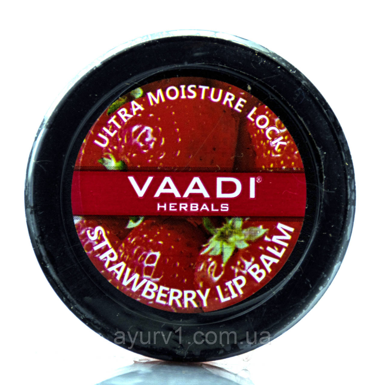 Бальзам для губ – Полуниця, Lip Balm – Strawberry, Vaadi Herbals 10 мл