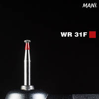 Алмазний бор WR-31F. Колесоподібний (колесо) (ISO 304/016), червоний.