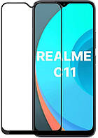 Защитное стекло PowerPlant Full screen Realme C11 Black (GL609260)