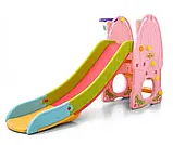 Дитяча пластикова гірка з баскетбольним кільцем Toti S-21189, фото 2