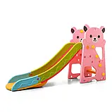 Дитяча пластикова гірка "Ведмедик" Toti T-40502 Рожева, фото 2