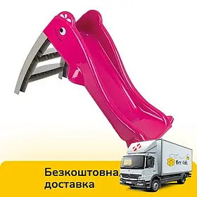 Водна гірка "Дельфін" Pilsan 06-227 Рожевий (довжина спуску 110см)