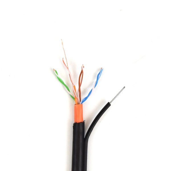UTP 4*2*0.5-CU PVC-PE MP кат.5е (UTP мідь зовнішній з несучим дротом) бухта 305м, фото 1