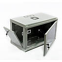 Шафа серверна CMS 6U 600 x 500 x 373 UA-MGSWL65G для мережевого обладнання, фото 9