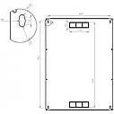 Шафа серверна CMS 18U 600 x 600 x 907 UA-MGSWL186G для мережевого обладнання, фото 8
