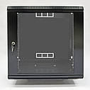 Шафа серверна CMS 12U 600 х 500 х 640 UA-MGSWA125B для мережевого обладнання, фото 3