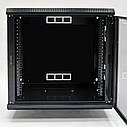 Шафа серверна CMS 12U 600 х 500 х 640 UA-MGSWA125B для мережевого обладнання, фото 4