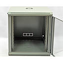 Шафа серверна CMS 12U 600 х 600 х 640 UA-MGSWL126G для мережевого обладнання, фото 7