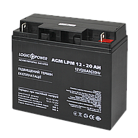 Акумулятор кислотний AGM LogicPower LPM 12 - 20 AH