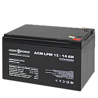 Акумулятор кислотний AGM LogicPower LPM 12 - 14 AH