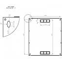 Шафа серверна CMS 15U 600 x 600 x 773 UA-MGSWL156B для мережевого обладнання, фото 9