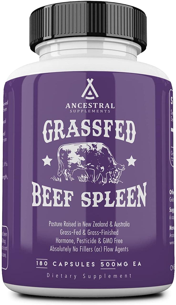 Ancestral Supplements Beef Spleen / Яловича селезінка 180 капсул