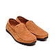 Чоловічі літні шкіряні кеди Legges Canary перфорація, коньяк, кеди повсякденні. Чоловіче взуття, фото 4