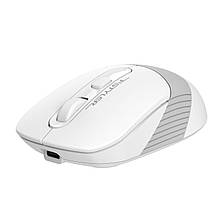 Безпровідна мишка A4Tech Fstyler FB10C Bluetooth (блютуз) біло-сіра, миша для ПК/ноутбука/телефона/планшета, фото 3