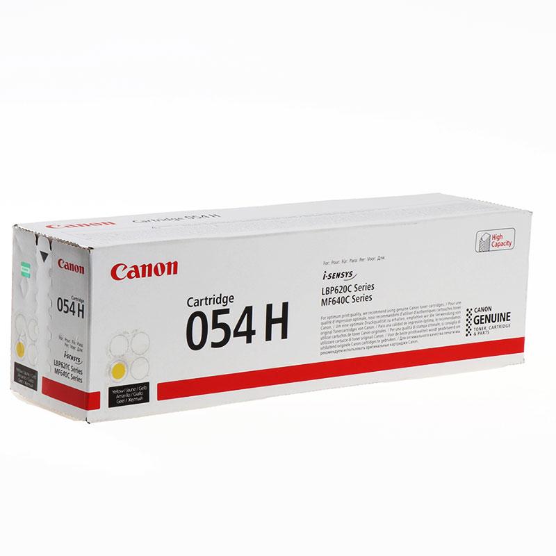 Картридж Canon 054H (3025C002) Yellow до принтера Canon LBP 621Cw 623Cdw MF641Cw MF643Cdw MF645Cx i-Sensys