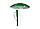 Садовий парасолька від сонця з нахилом зелений, 1.6 м, великий пляжний парасольку  с оборкою, фото 2