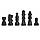 Набір 3 в 1 шахи, карти, доміно у футлярі (W2516B), фото 4
