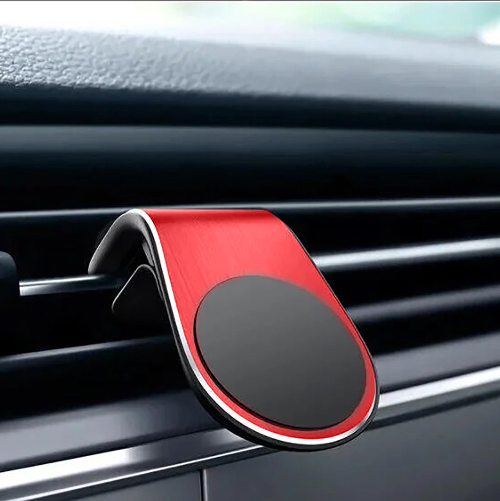 Автомобільний тримач для телефона Car Holder L-103 Чорний магнітний тримач (магнитный держатель для телефона)
