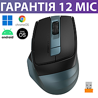 Безпровідна мишка A4Tech Fstyler FB35C Bluetooth (блютуз) зелена, миша для ПК/ноутбука/телефона/планшета