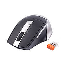 Безпровідна мишка A4Tech Fstyler FB35C Bluetooth (блютуз) сіра, миша для ПК/ноутбука/телефона/планшета, фото 2