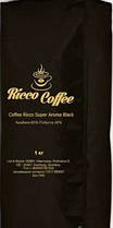 Кава в зернах Ricco Coffe Super Aroma Black 1кг., чорна Ricco
