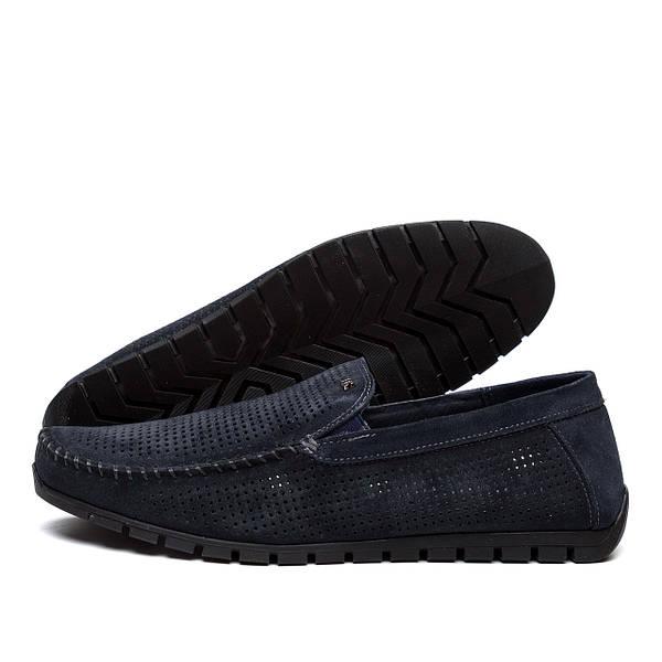 Чоловічі літні шкіряні мокасіни Legges перфорація, фото 1