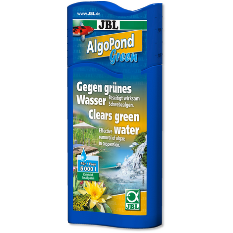 JBL AlgoPond Green, 250 мл на 5000 л, кондиционер против водорослей в пруду