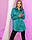 Модная стильная,женская блузка-туника спущенное плечо,воротник стойка,на пуговицахШёлк армани42-46 Цвет5Красны, фото 9