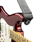 Гітарний ремінь D'ADDARIO 50BAL09 AUTO LOCK GUITAR STRAP (METAL GREY), фото 2