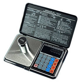 Весы цифровые мультифункциональные 6 в 1 Digital Pocket Scale Precision DP-01 (0,01/200 г) (Весы+калькулятор)