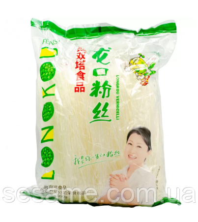 Фунчоза бобова, скляна локшина Мунг бін Fensi 500г (Китай)