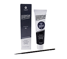 Фарба для брів і вій Bronsun No2 Graphite, колір графіт, 15 мл