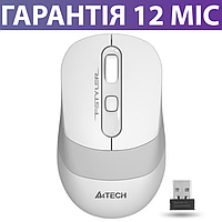 Безпровідна мишка A4Tech Fstyler FG10 біла, миша для ПК и ноутбука