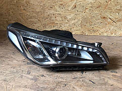 Фара Hyundai Sonata 7 LF (2014-2017) дорестайлінг ксенон лінзована ДХО (LED) права оригінал б/у