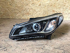 Фара Hyundai Sonata 7 LF (2014-2017) дорестайлінг ксенон лінзована ДХО (LED) ліва оригінал б/у