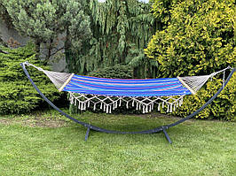 Одномісний гамак з планкою і каркасом BALI XL 200х100 WCG Planetsport