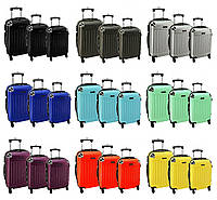 Дорожній чемодан розміри S M L RGL 735 Дорожная сумка на 4-х колесах Валіза ПОЛІКАРБОНАТ Дорожный чемодан